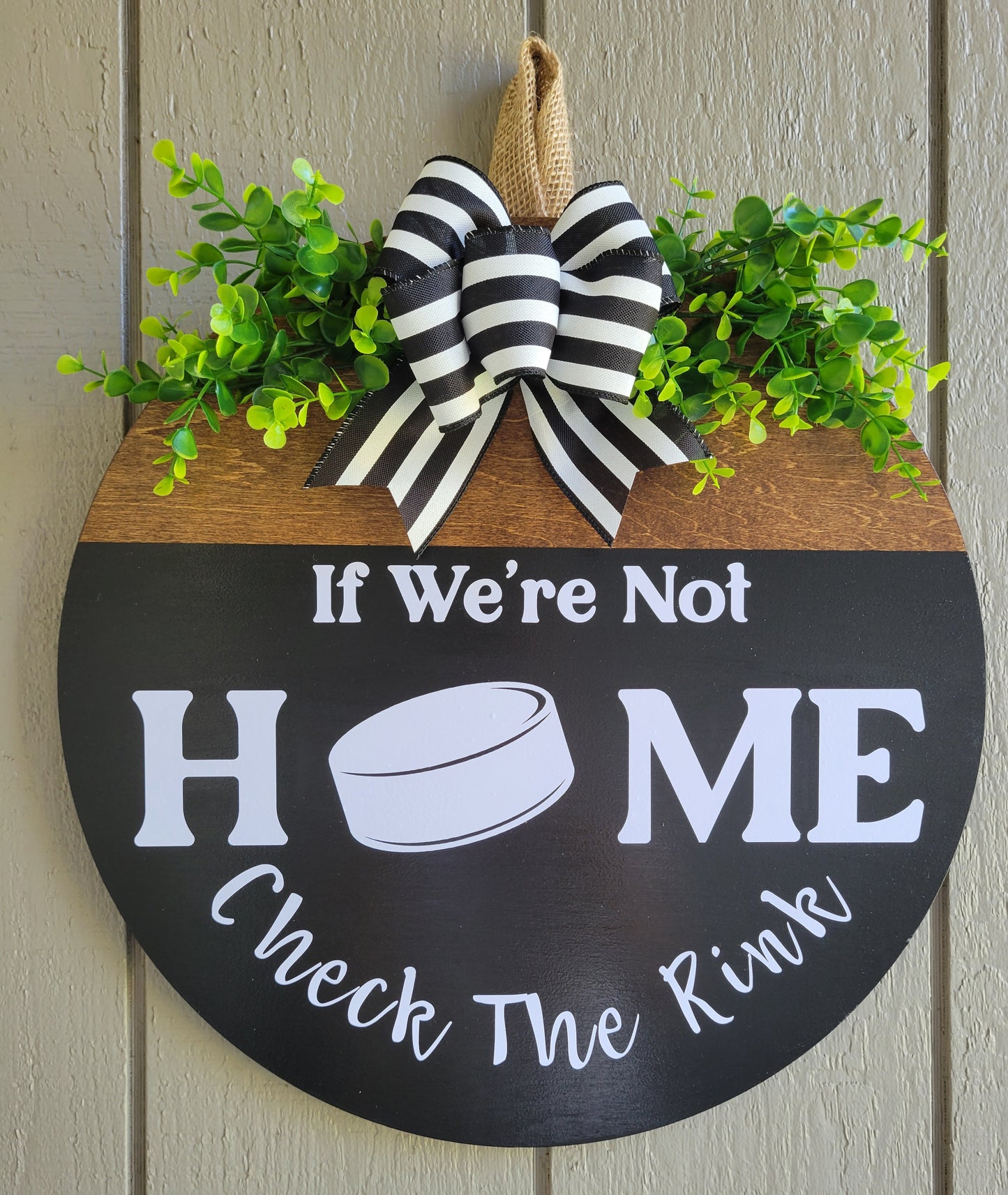 Check The Rink, Hockey Door Hanger