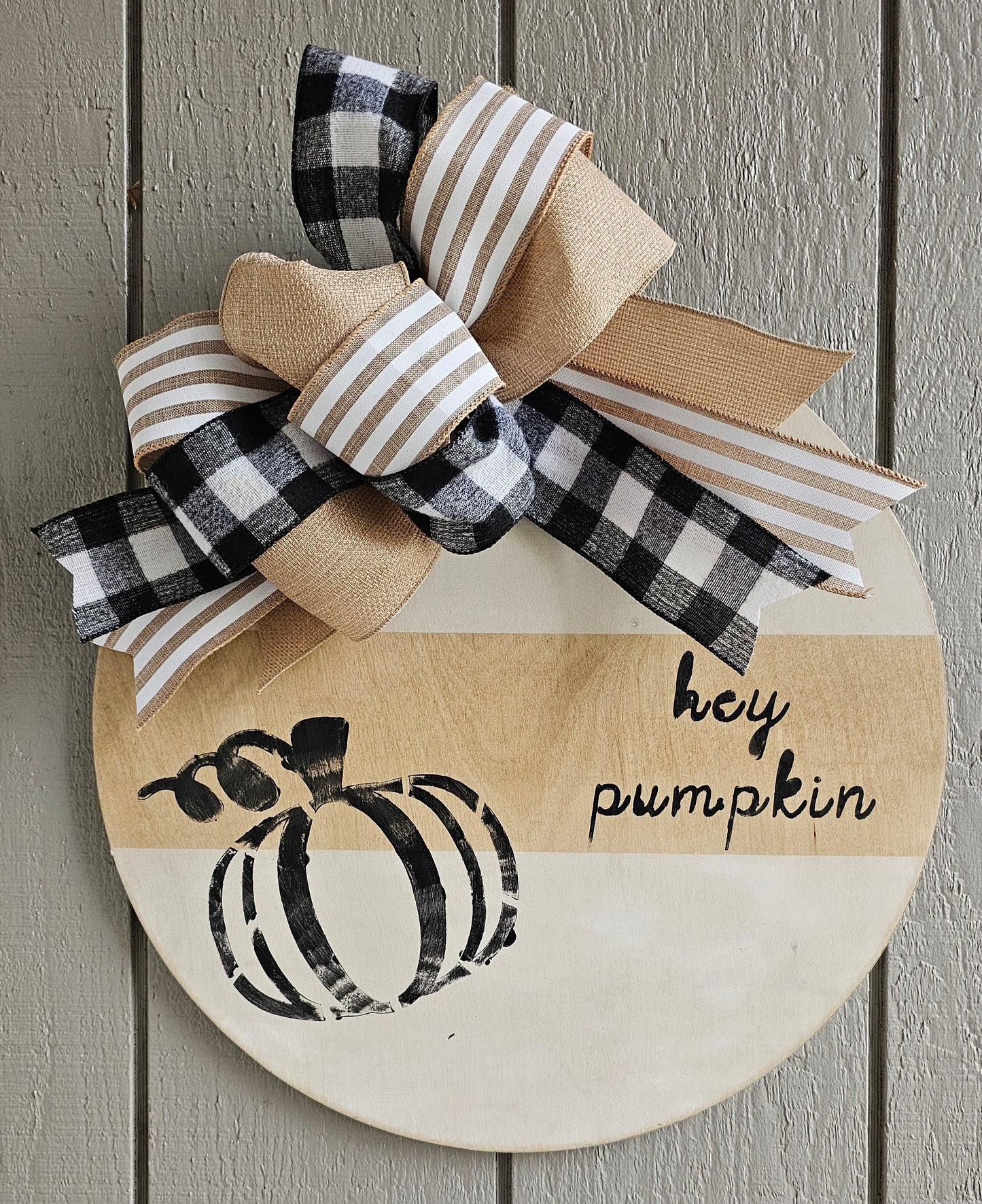 Hey Pumpkin, Fall Door Hanger