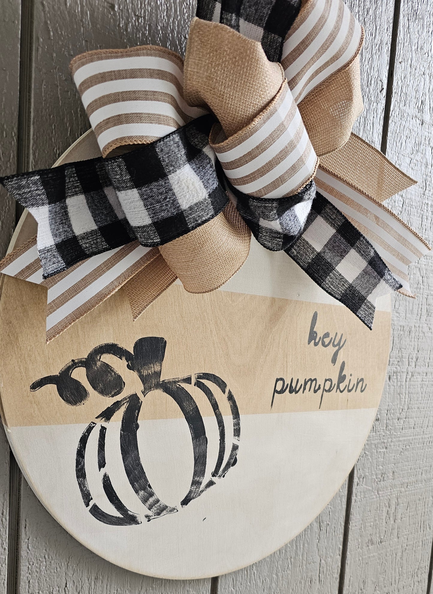 Hey Pumpkin, Fall Door Hanger