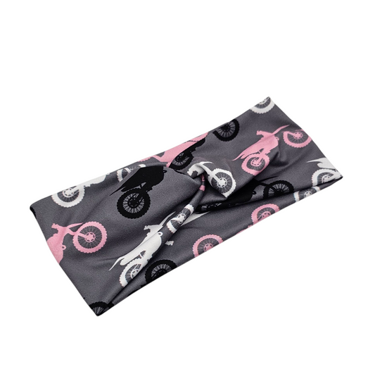 Pink Dirtbikes Headband