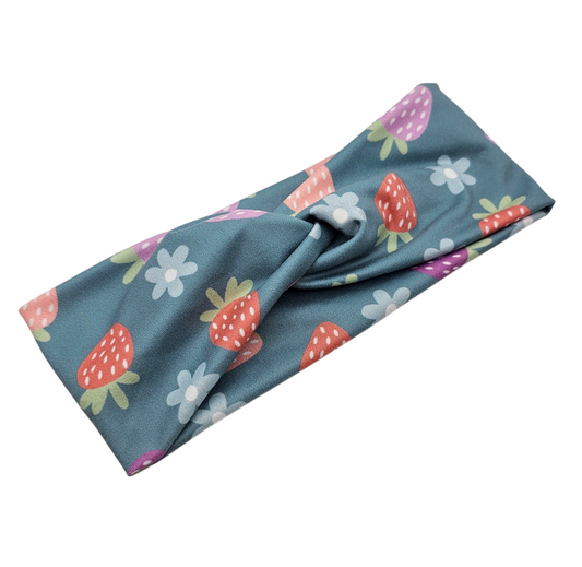 Strawberry Blues Headband