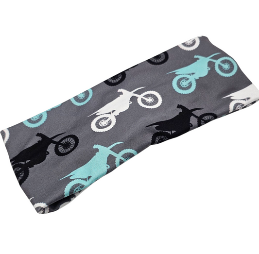 Teal Dirtbikes Headband
