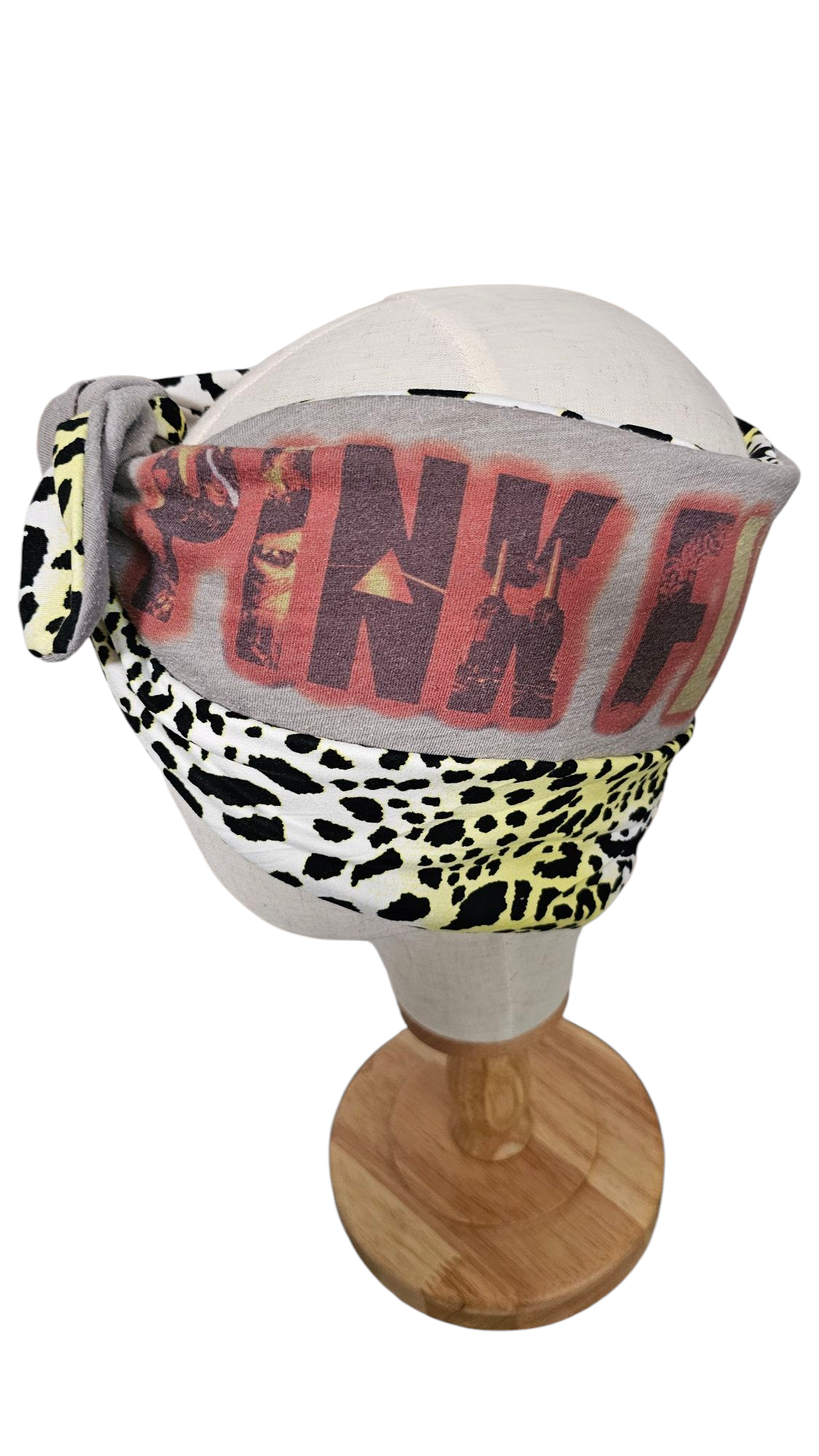 Upcycled Pink Floyd T-Shirt Headband (Reversible)