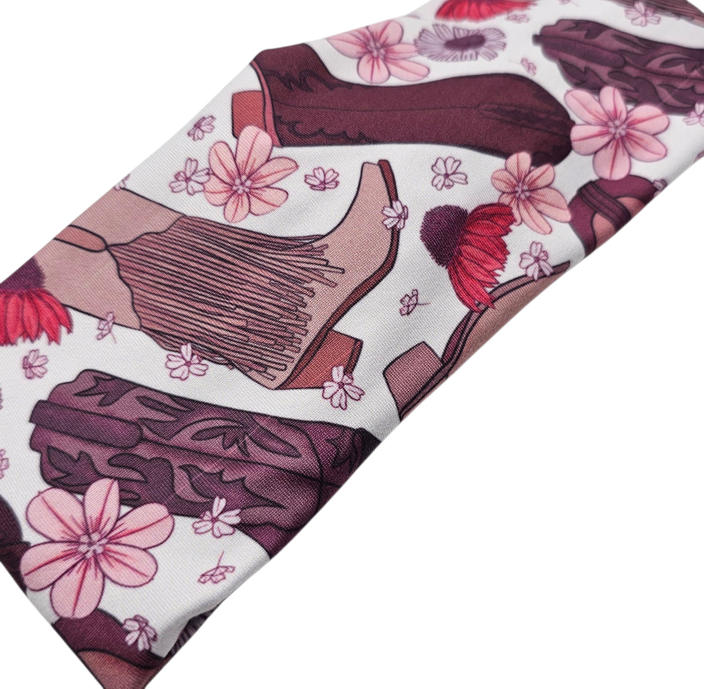 Floral Cowgirl in Pinks Headband