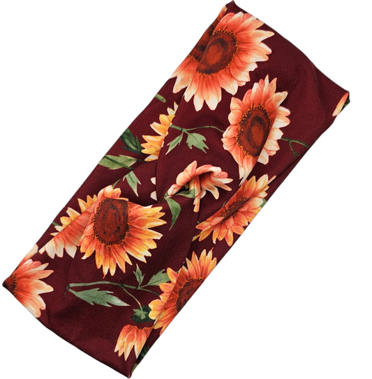 Fall Sunflowers Headband