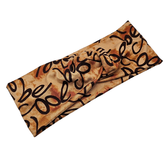 "Be Cool" Bronze Headband