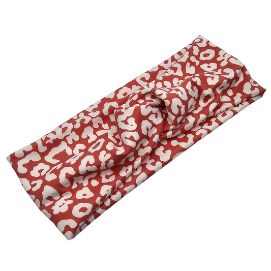 Coral Animal Print Headband