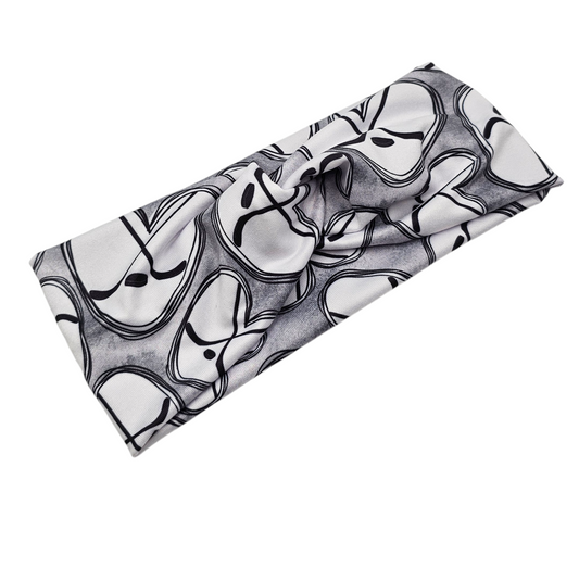 Hockey Hearts Headband