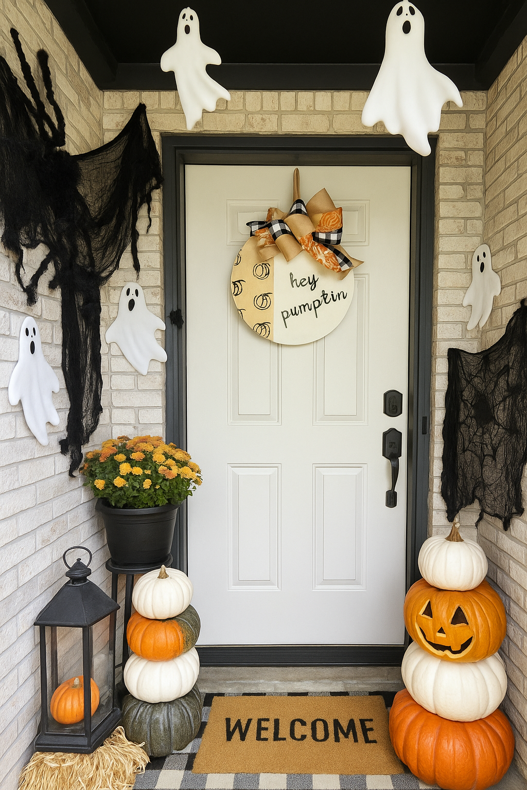 Hey Pumpkin, Fall Door Hanger