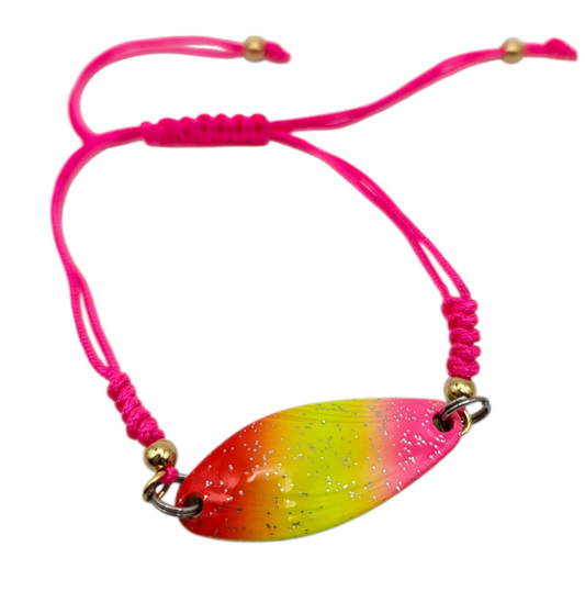 Neon Lure Adjustable Bracelet/Anklet (1 piece)
