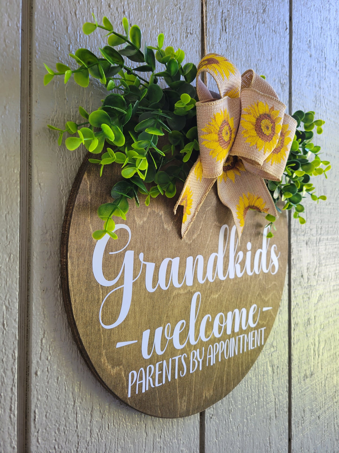Grandkids Welcome Door Hanger
