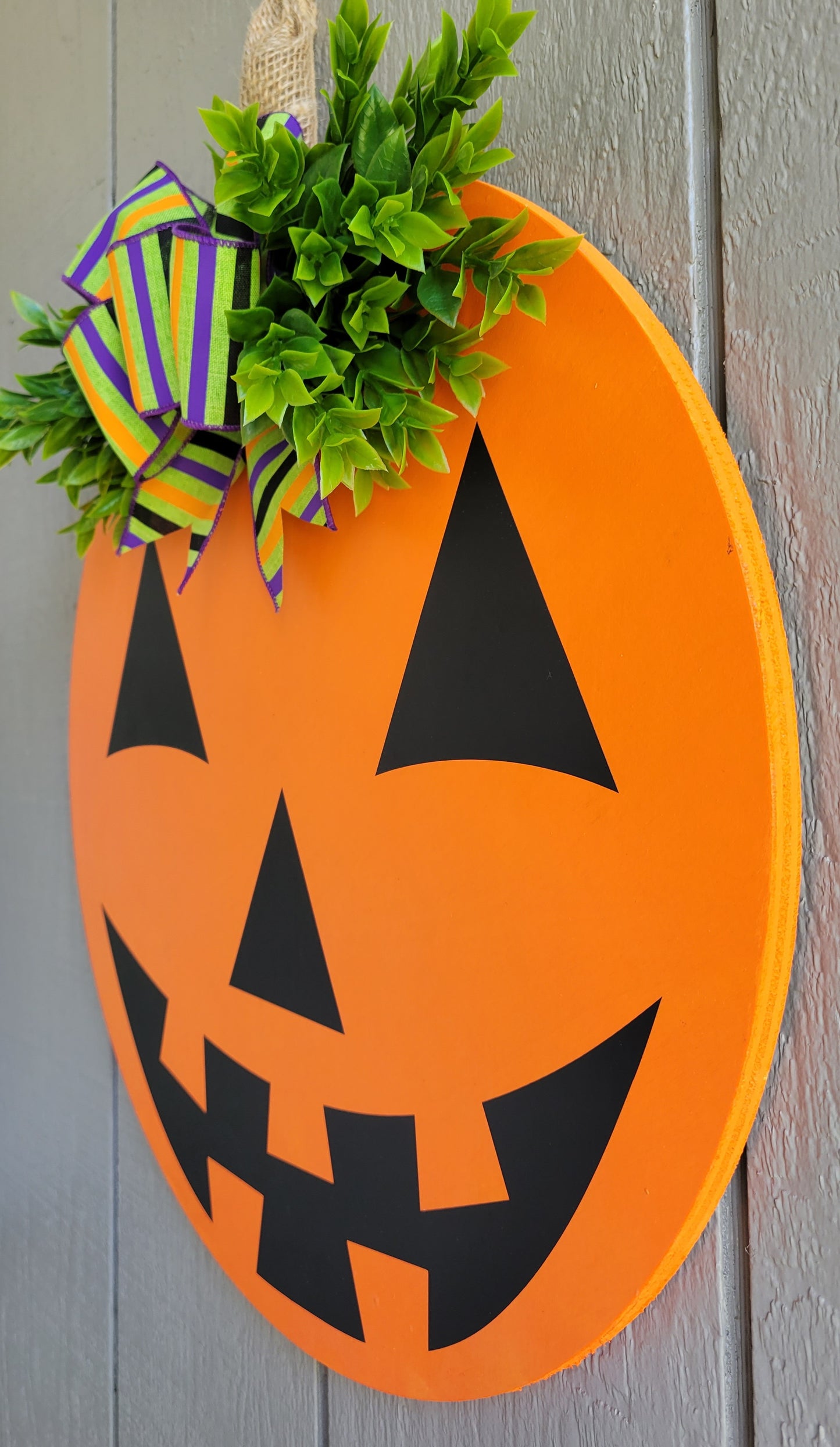 Jack-O-Lantern Door Hanger