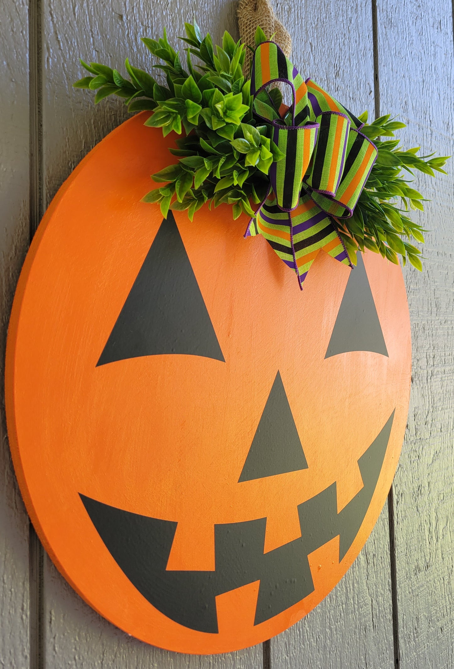 Jack-O-Lantern Door Hanger