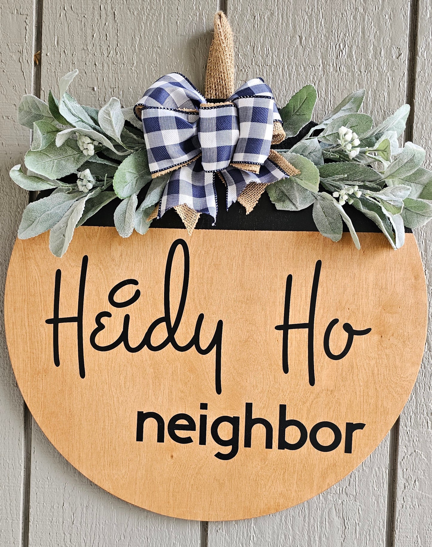 Heidi Ho Neighbor Door Hanger