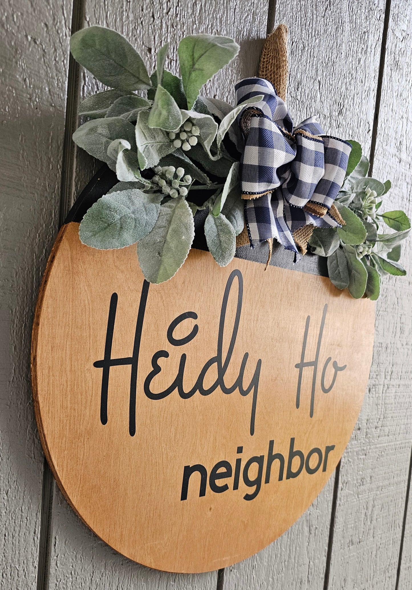 Heidi Ho Neighbor Door Hanger