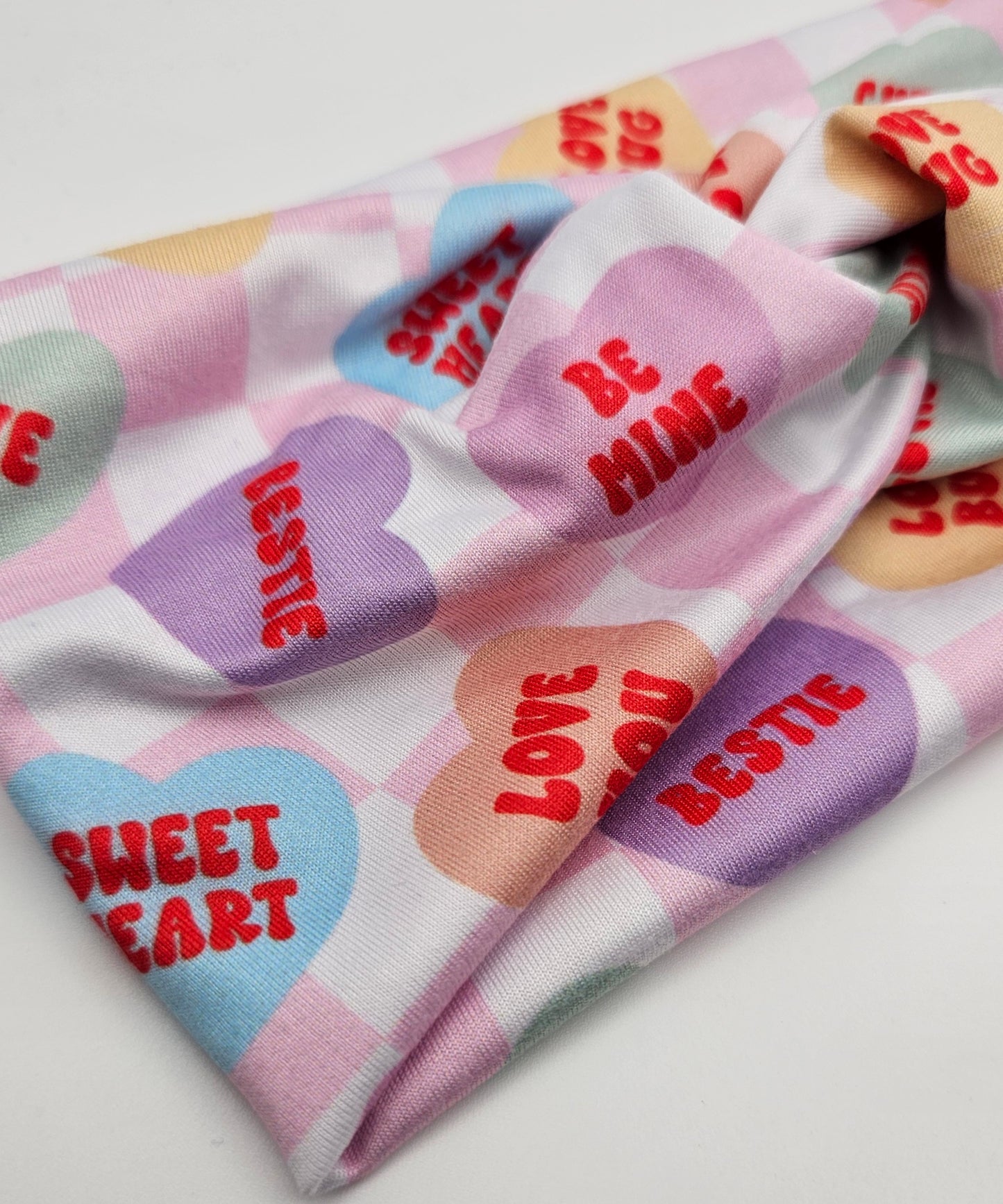 Conversation Hearts Headband