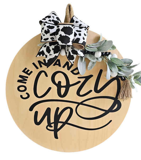Cozy Up Door Hanger