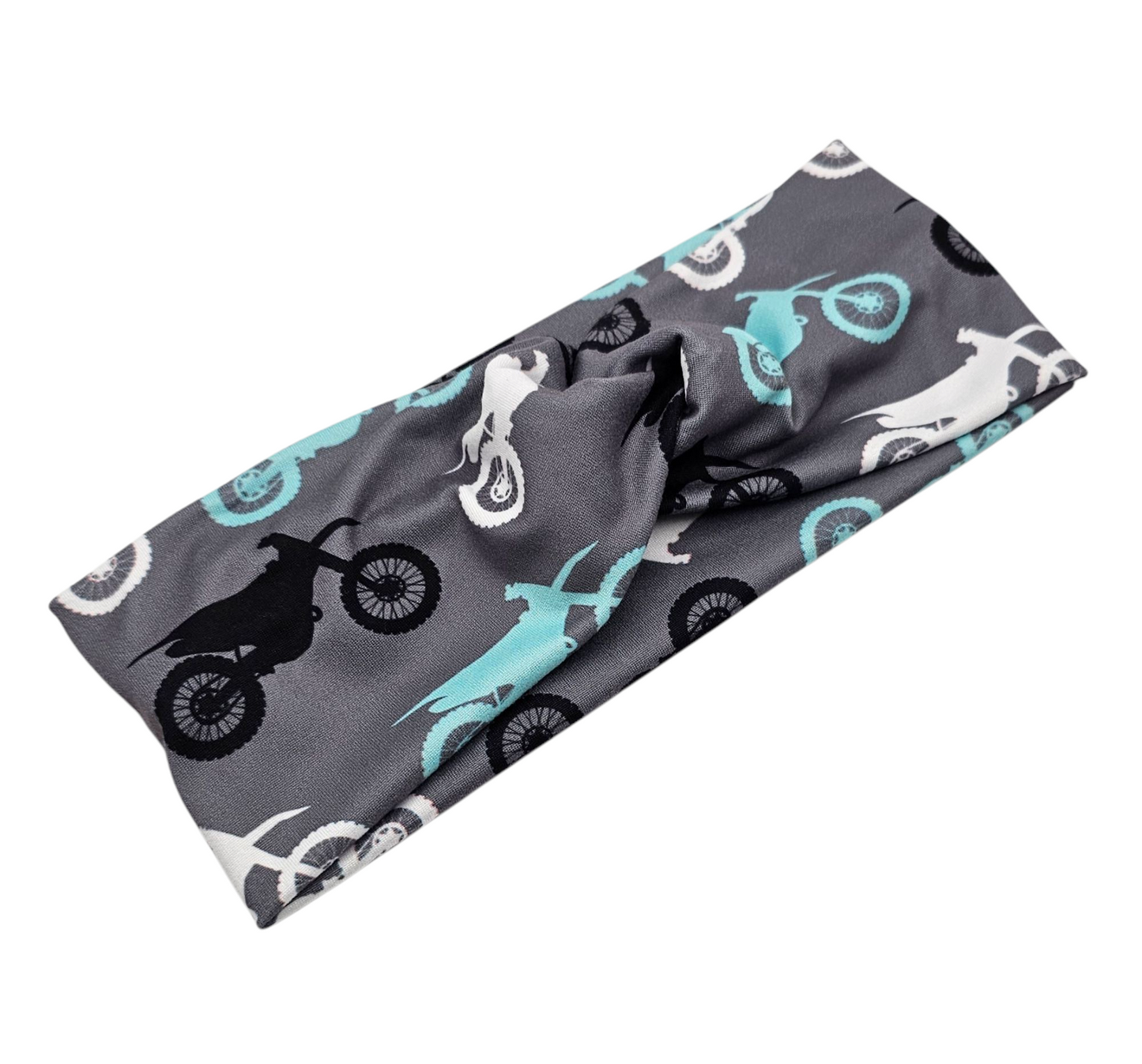 Teal Dirtbikes Headband