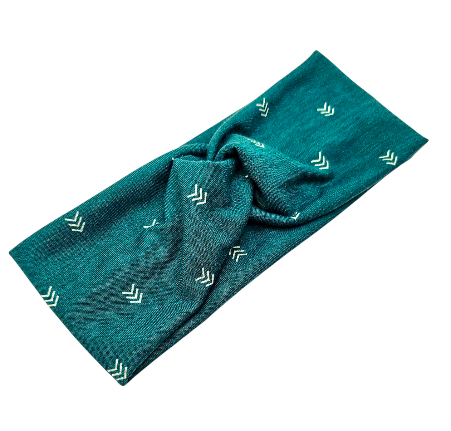 Deep Teal Arrows Headband