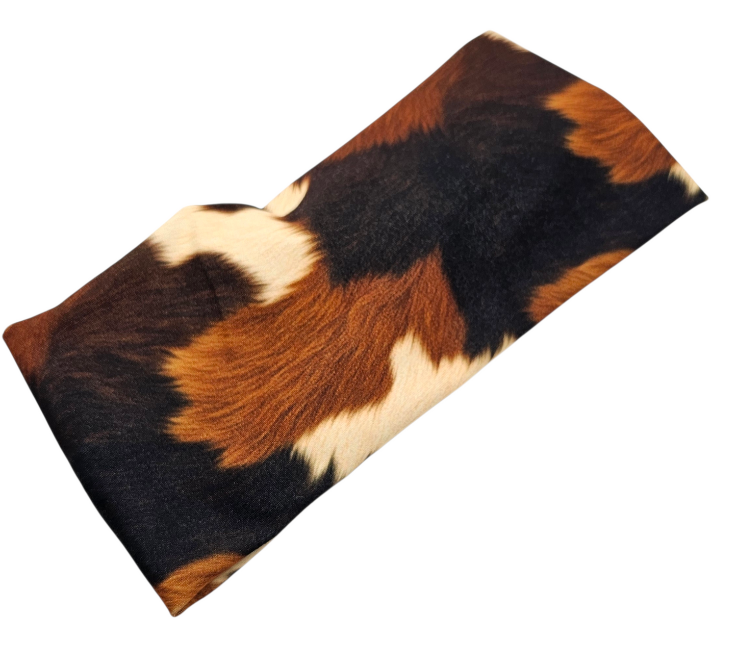 Cowhide Print Wide Headband