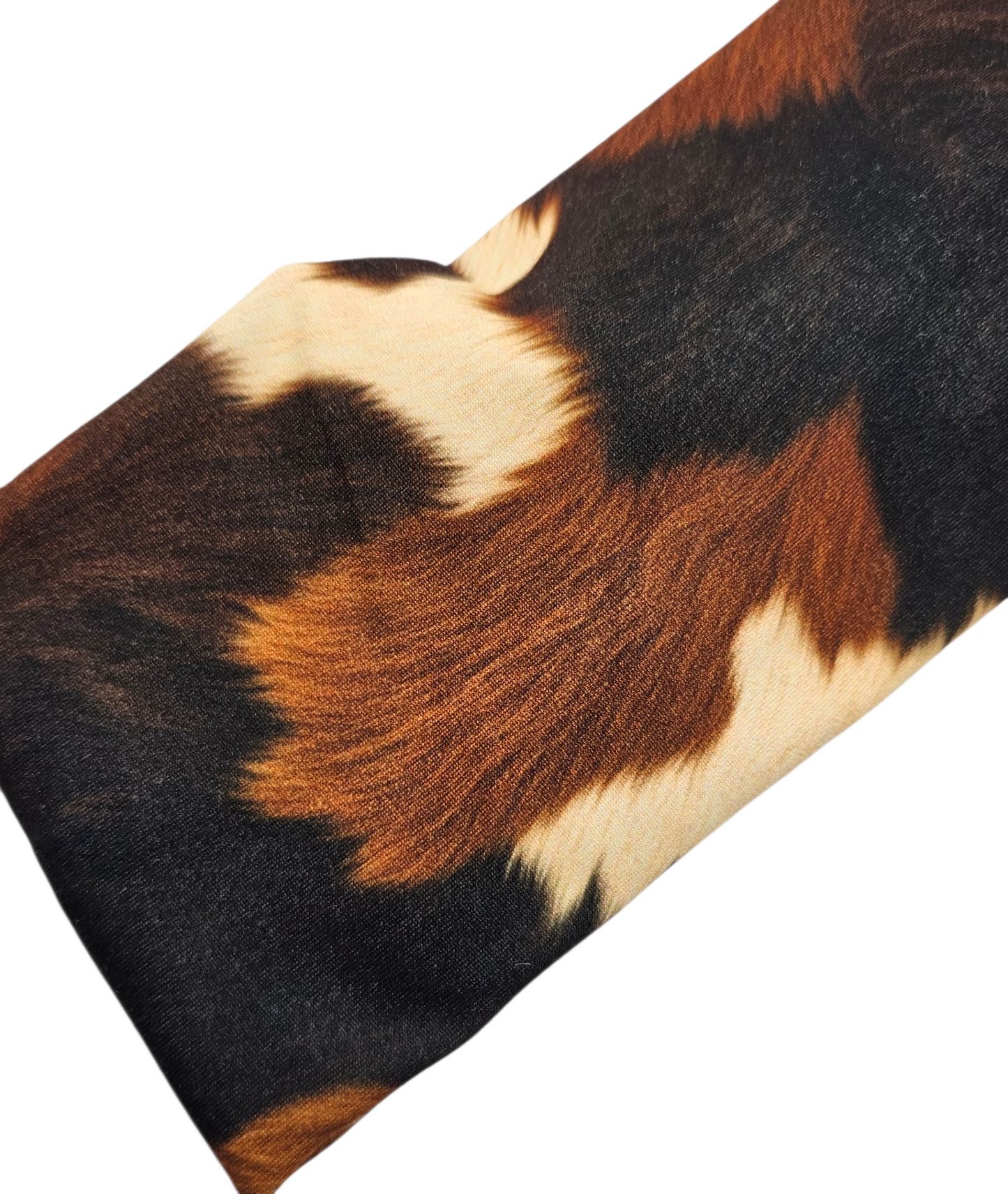 Cowhide Print Wide Headband
