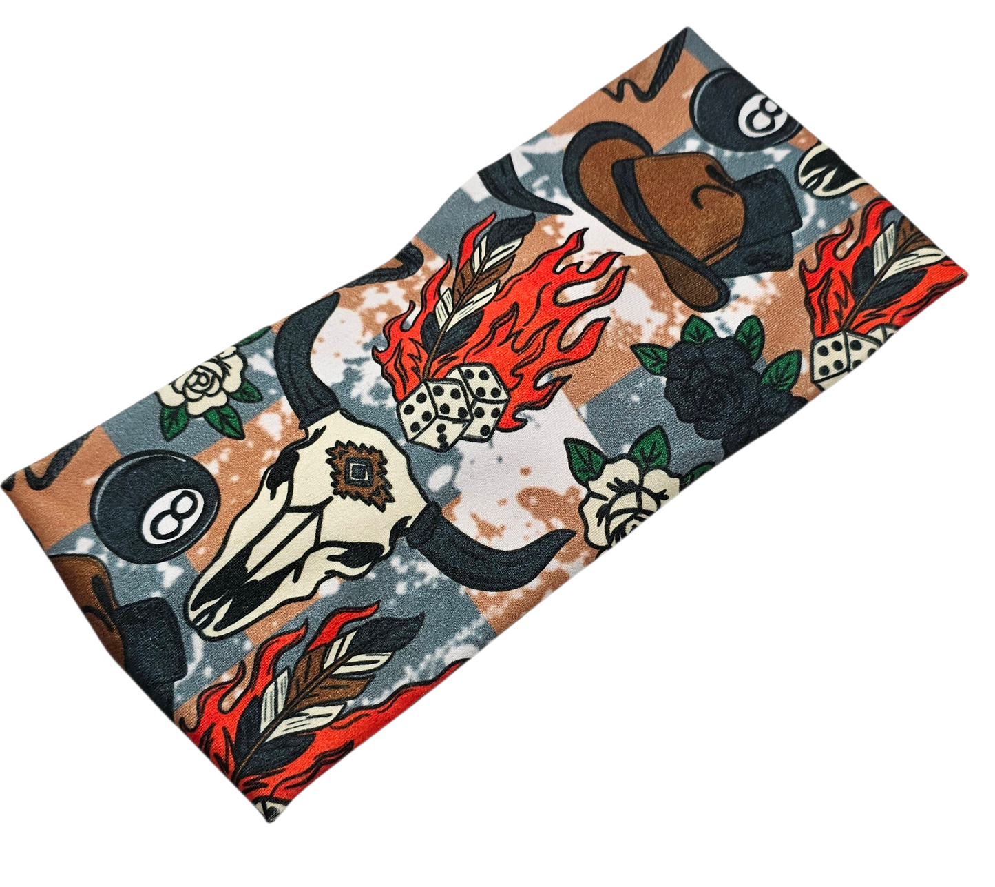 Rustic Rocker Wide Headband