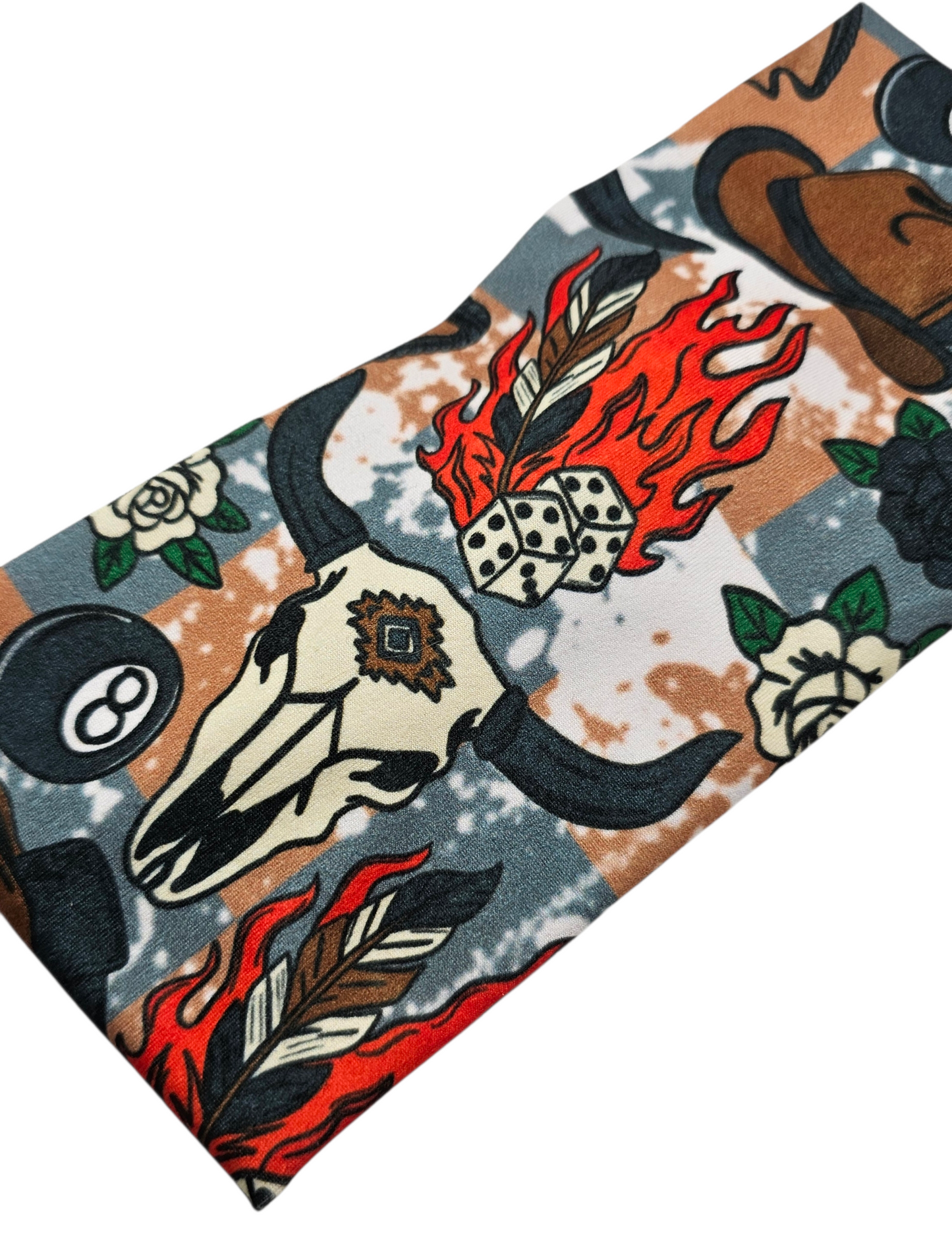 Rustic Rocker Wide Headband