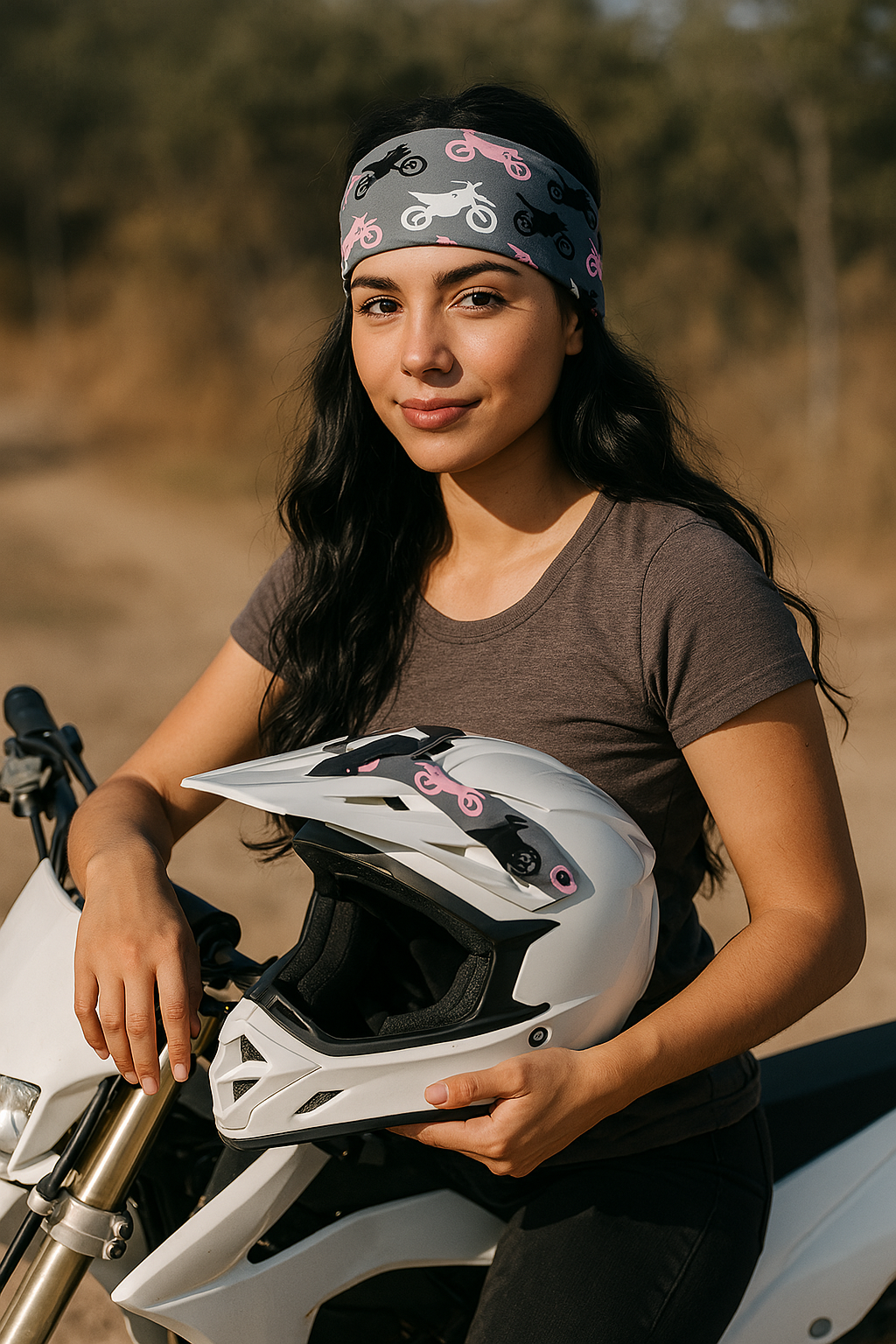 Pink Dirtbikes Headband
