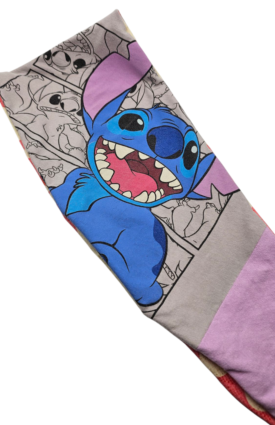 Upcycled Ohana - Lilo & Stitch T-Shirt Headband (Reversible)