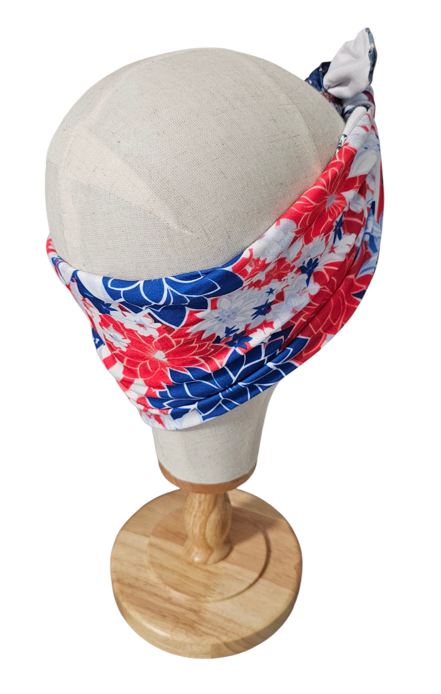 Upcycled Patriotic T-Shirt Headband (Reversible)
