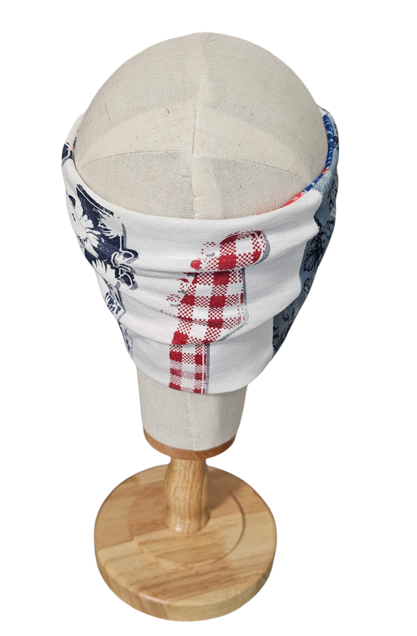 Upcycled Patriotic T-Shirt Headband (Reversible)