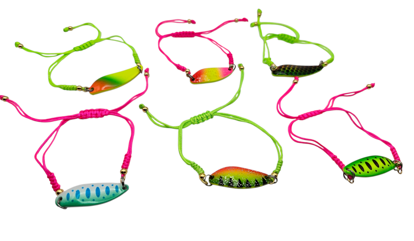 Neon Lure Adjustable Bracelet/Anklet (1 piece)