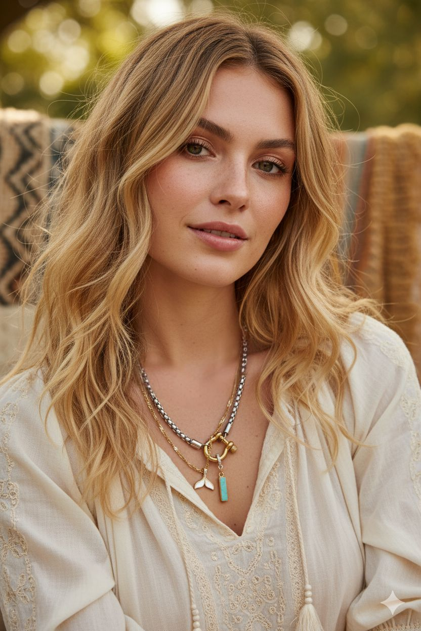 Boho Beachy Necklace Stack